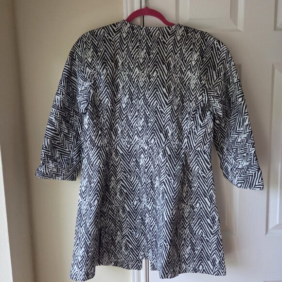 Cabi Jacket M Zig Zag Ponte Knit Jacket NWOT - Picture 7 of 8